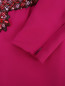 Платье-макси из шелка с декоративной отделкой Carolina Herrera  –  Деталь