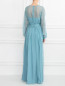 Платье из шелка с кружевной отделкой Alberta Ferretti  –  МодельВерхНиз1