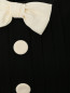 Платье-мини с бантом и декоративными пуговицами Moschino  –  Деталь
