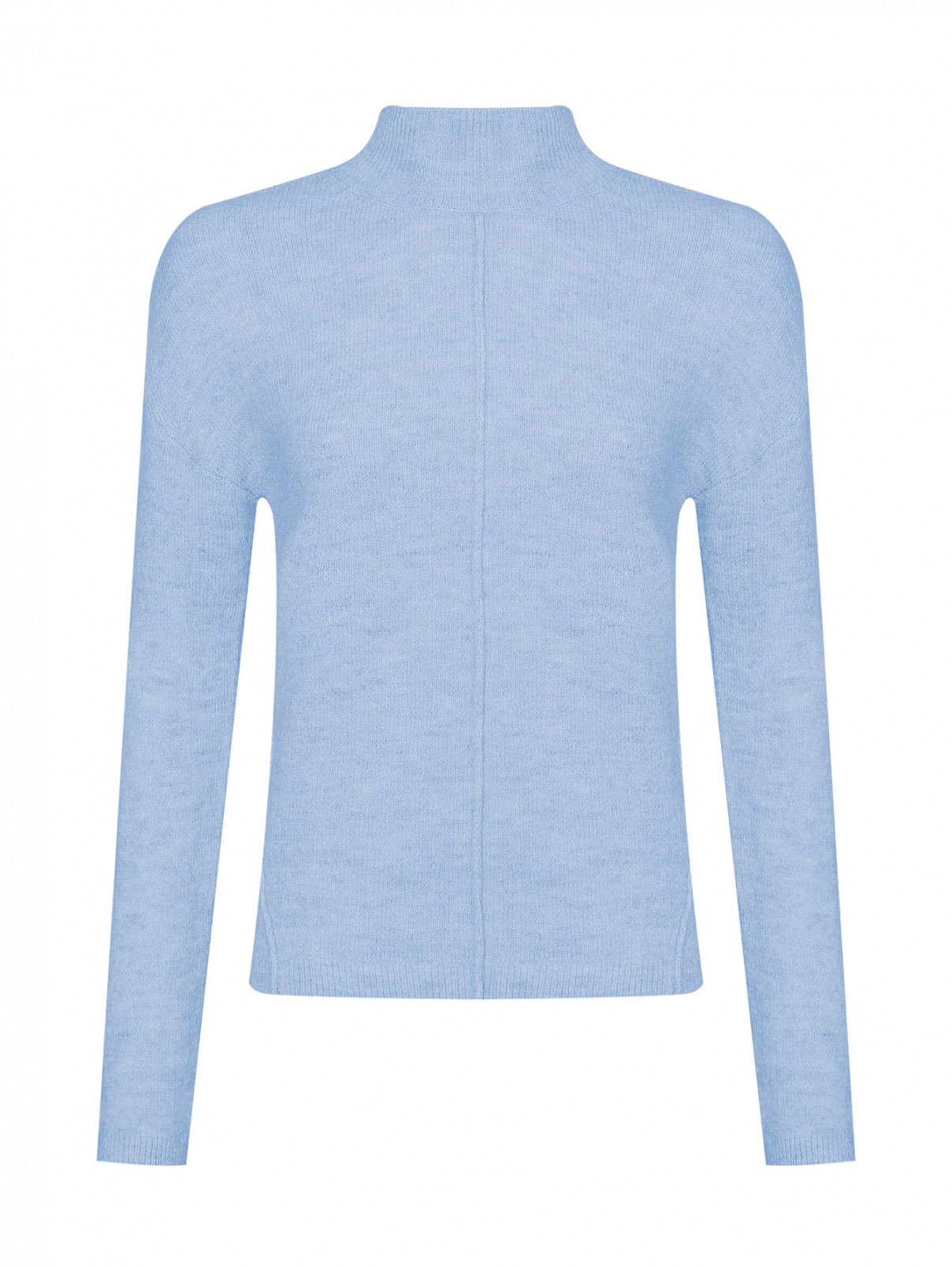Базовый свитер с длинными рукавами S.Oliver  –  Общий вид  – Цвет:  Синий