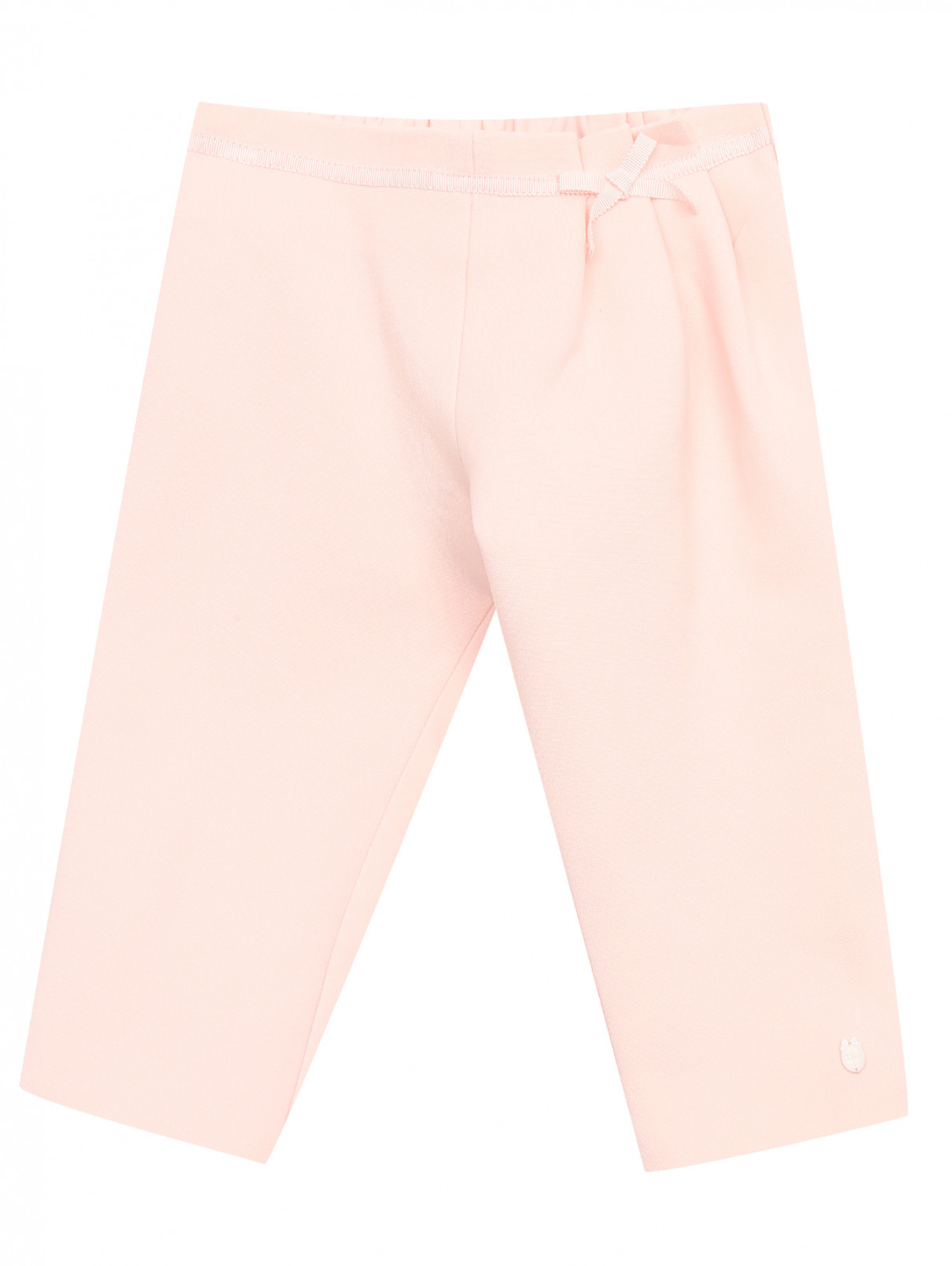 Ползунки с декоративным бантиком Baby Dior  –  Общий вид  – Цвет:  Розовый