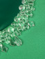Платье прямого фасона из шерсти декорированное кристаллами Moschino Boutique  –  Деталь