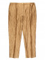 Жатые брюки из льна и шелка Marina Rinaldi  –  Общий вид