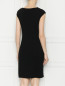 Платье из шерсти с кружевной аппликацией Luisa Spagnoli  –  МодельВерхНиз1