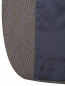 Однобортный пиджак из шерсти узором клетка Tombolini  –  Деталь2