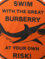 Свитшот из хлопка с принтом Burberry  –  Деталь