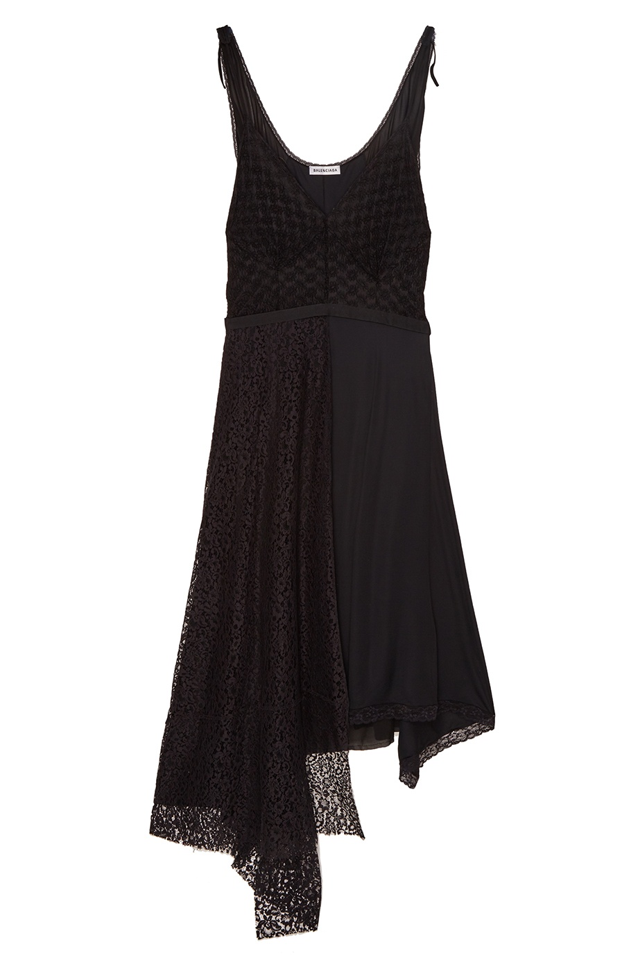 Платье Balenciaga  –  Общий вид  – Цвет:  Черный
