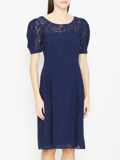 Платье-миди с короткими рукавами Alberta Ferretti - МодельВерхНиз