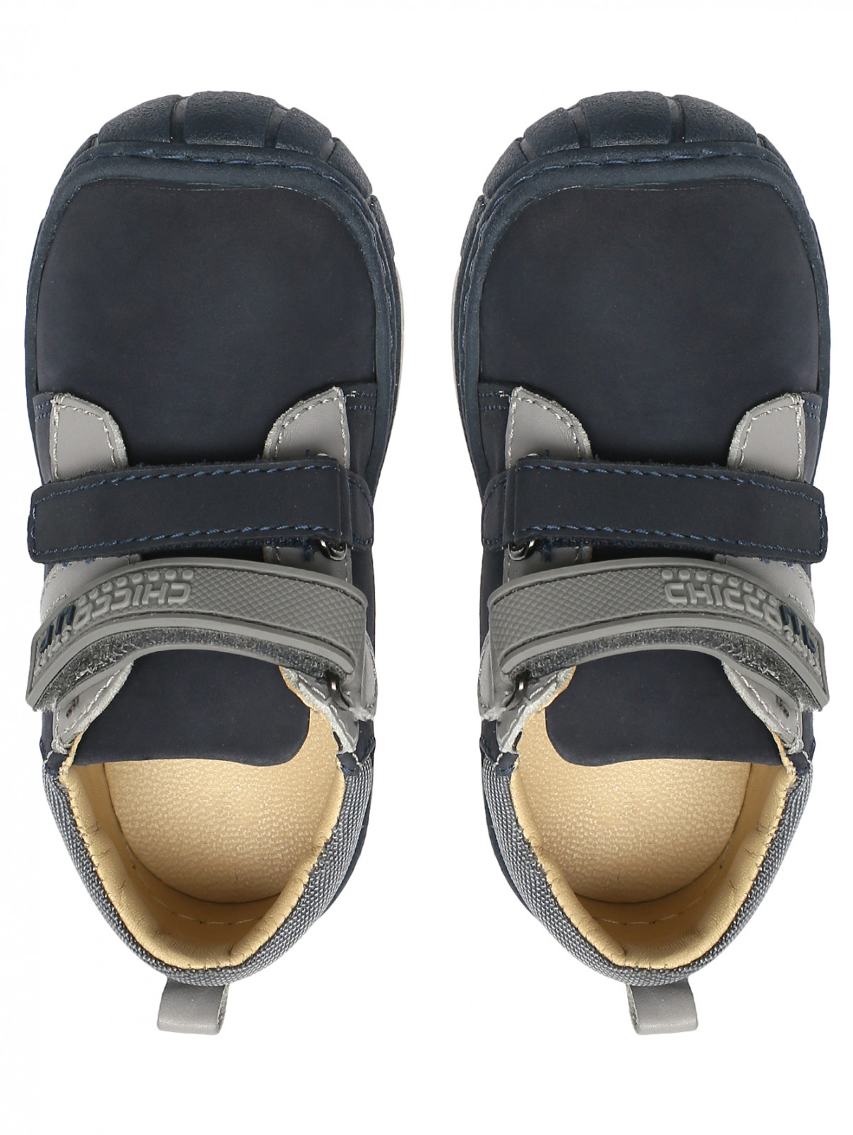 Ботинки с контрастной отделкой Chicco  –  Обтравка4  – Цвет:  Синий