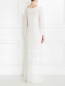 Платье-макси из шелка с вышивкой Alberta Ferretti  –  Модель Верх-Низ1