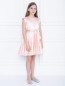 Платье-мини с юбкой плиссэ Aletta Couture  –  МодельВерхНиз