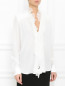 Блуза из шелка с декором Ermanno Scervino  –  Модель Верх-Низ