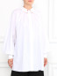 Удлиненная блуза с декоративным воротником Vivetta  –  Модель Верх-Низ