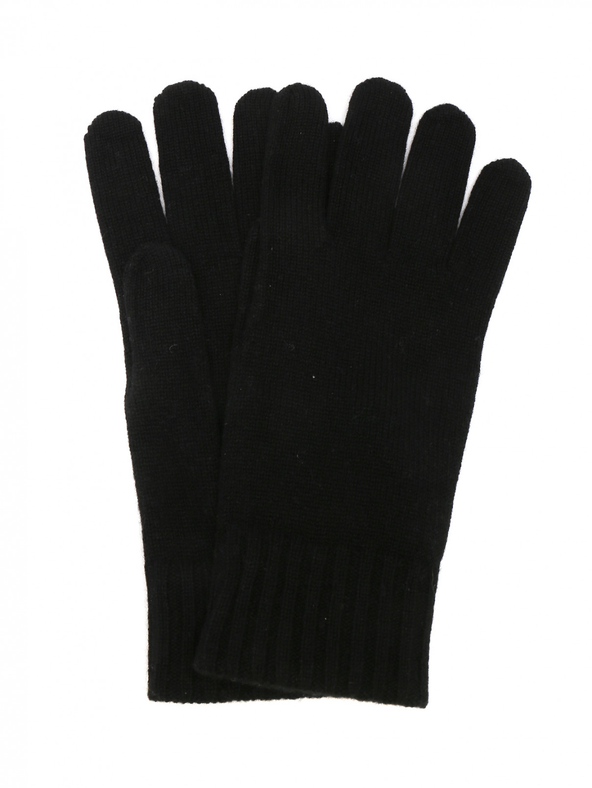 Перчатки из кашемира Malo  –  Общий вид  – Цвет:  Черный