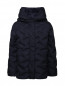 Стеганая куртка с капюшоном и карманами Emporio Armani  –  Общий вид