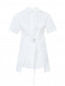 Блуза из хлопка с поясом Sportmax  –  Общий вид