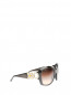 Солнцезащитные очки "стрекоза" в пластиковой оправе с декоративными дужками BVLGARI  –  Обтравка1