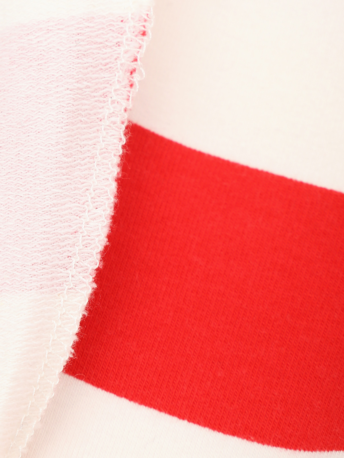 Платье трикотажное в широкую полоску N21  –  Деталь1  – Цвет:  Красный