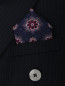 Карманный платок из шерсти с узором ROSI Collection  –  МодельВерхНиз