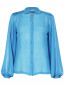 Шелковая блуза с объемными рукавами Paul Smith  –  Общий вид