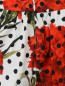 Юбка из хлопка с цветочным узором Dolce & Gabbana  –  Деталь1