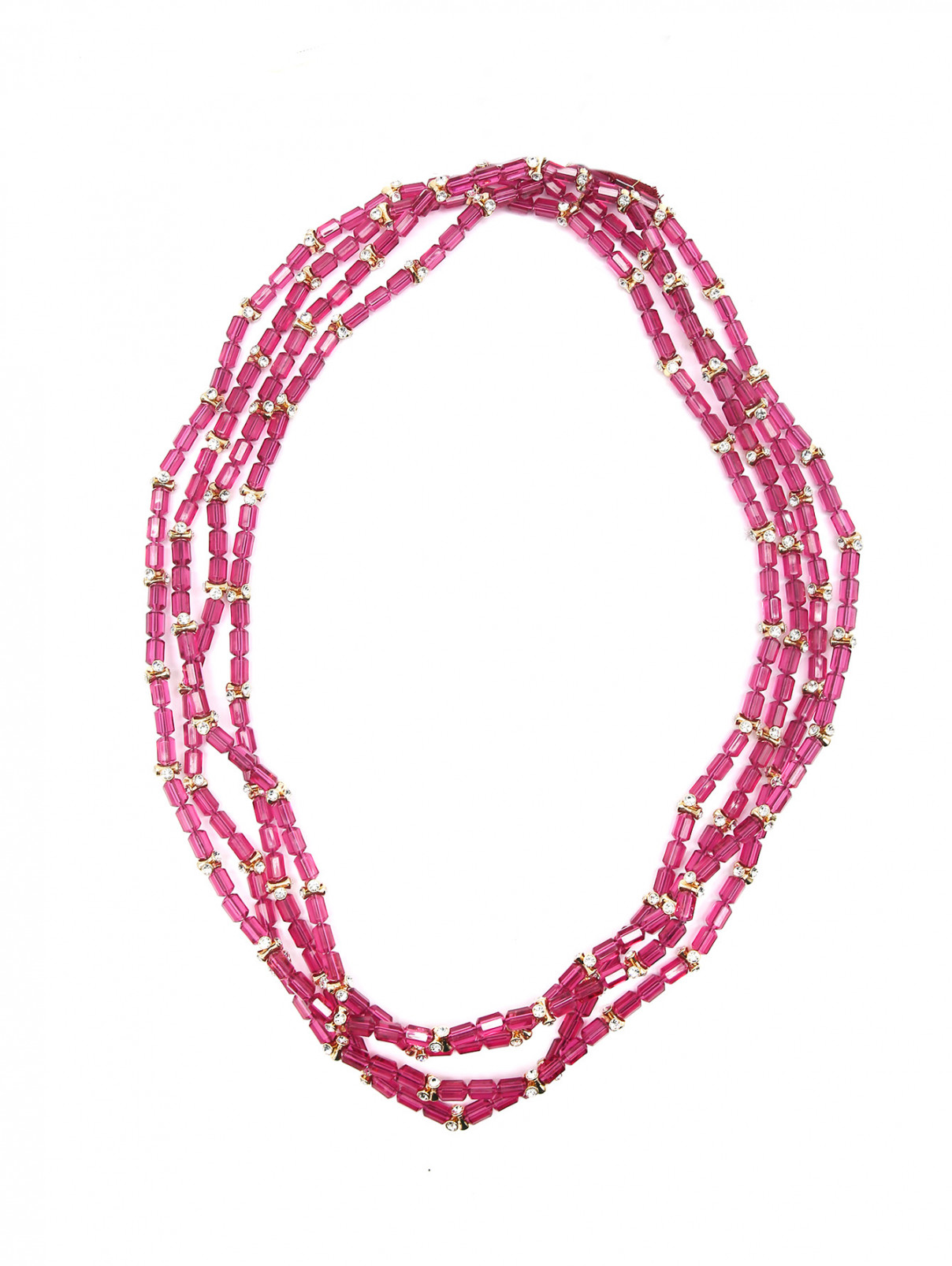 Ожерелье из кристаллов Marina Rinaldi  –  Общий вид  – Цвет:  Фиолетовый