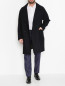 Пальто из смешанной шерсти с карманами Antony Morato  –  МодельОбщийВид