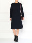 Шерстяная юбка-полусолнце с запахом Jil Sander  –  Модель Общий вид