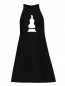 Платье из смешанного хлопка с вырезом на спине Giambattista Valli  –  Общий вид