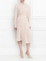 Платье из хлопка с юбкой в складку Jil Sander  –  МодельОбщийВид