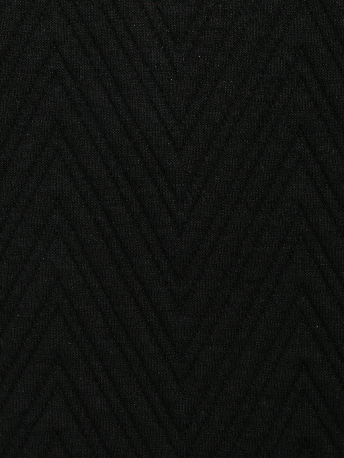 Джемпер с баской из полиэстера с декоративной отстрочкой DESIGNERS REMIX  –  Деталь  – Цвет:  Черный