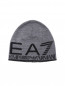 Шапка мелкой вязки с логотипом EA 7  –  Общий вид
