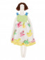 Кукла-тильда в платье с вышивкой MiMiSol  –  Общий вид