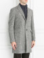Пальто однобортное из шерсти с подкладом Pal Zileri  –  Модель Верх-Низ