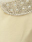 Платье из шелка с воротничком расшитым бусинами и бисером Nicki Macfarlane  –  Деталь