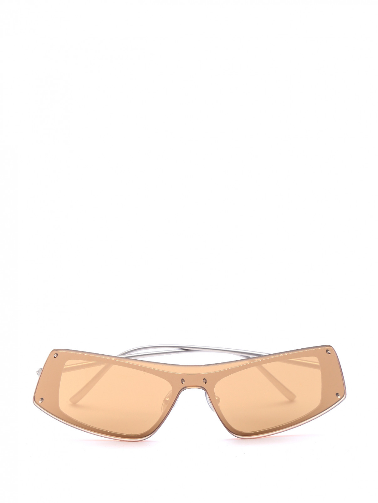 Очки солнцезащитные Max Mara  –  Общий вид  – Цвет:  Золотой