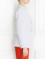 Жакет из льна с узором "полоска" Michael by Michael Kors  –  Модель Верх-Низ2