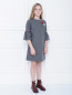 Платье с аппликацией из блесток Ermanno Scervino Junior  –  МодельВерхНиз