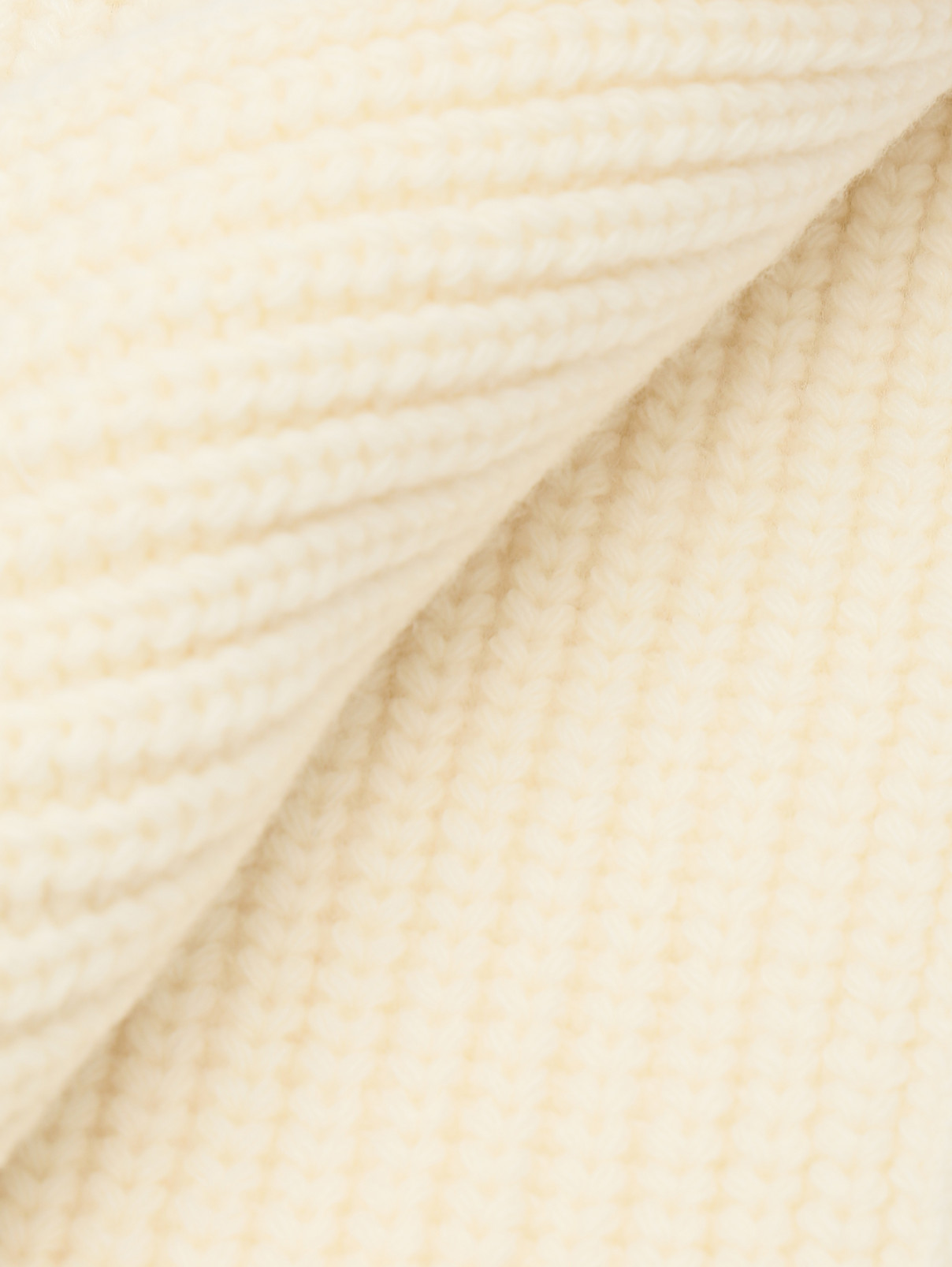 Шарф из шерсти крупной вязки Dolce & Gabbana  –  Деталь1  – Цвет:  Белый