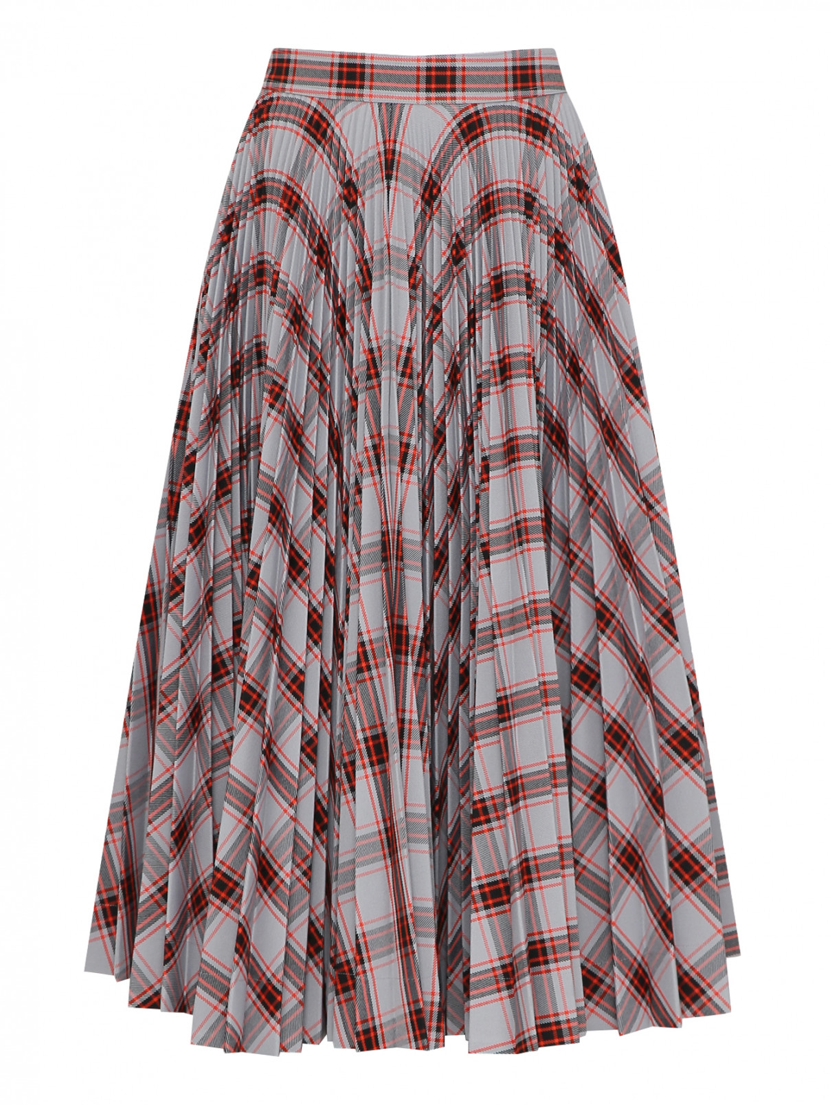 Юбка-миди с узором Calvin Klein 205W39NYC  –  Общий вид  – Цвет:  Узор