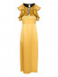 Платье-миди с контрастной отделкой Alexachung  –  Общий вид
