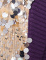 Платье из смешанной шерсти, декорированное паетками Ermanno Firenze  –  Деталь