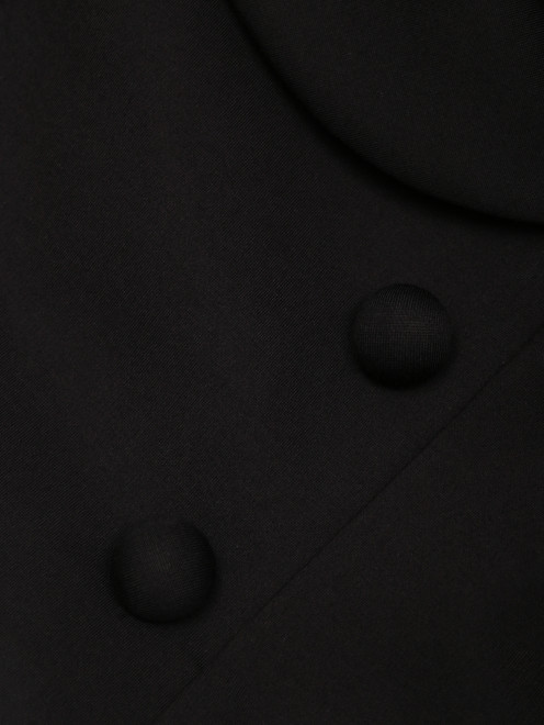 Укороченная блуза из смешанной вискозы на молнии  - Деталь