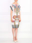 Трикотажное платье из хлопка с абстрактным узором Jean Paul Gaultier  –  Модель Общий вид