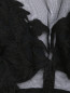 Блуза укороченная из сетки с вышивкой Ermanno Scervino  –  Деталь