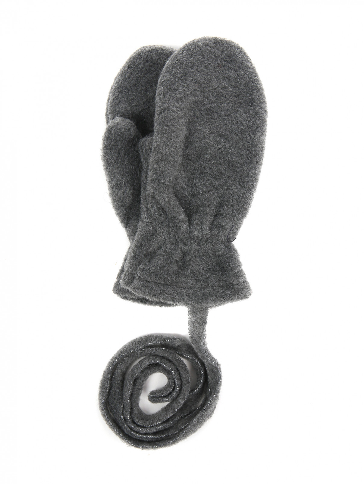 Варежки трикотажные на резинке Catya  –  Общий вид  – Цвет:  Серый