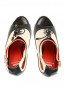 Туфли из кожи на шнуровке Moschino  –  Обтравка4