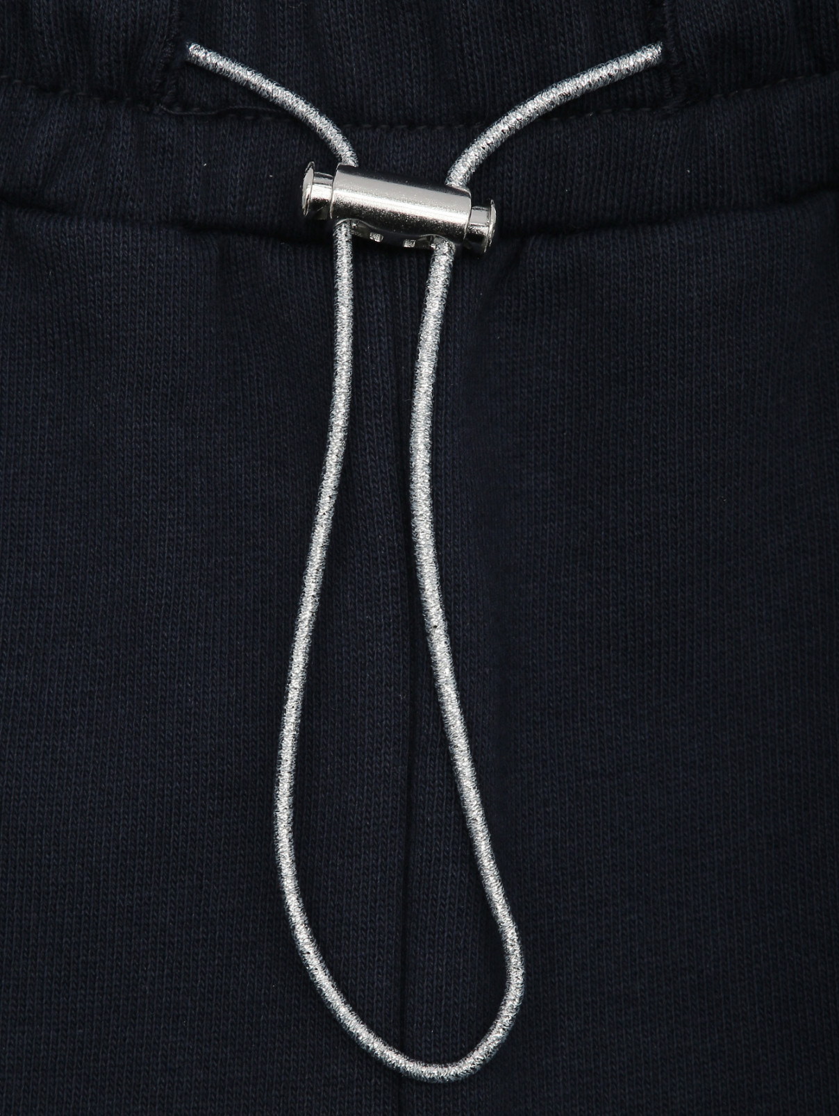 Трикотажные брюки на резинке Persona by Marina Rinaldi  –  Деталь1  – Цвет:  Синий