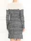 Трикотажное платье из шерсти фактурной вязки Philosophy di Lorenzo Serafini  –  Модель Верх-Низ1