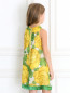 Платье из шелка с растительным узором MiMiSol  –  Модель Верх-Низ1